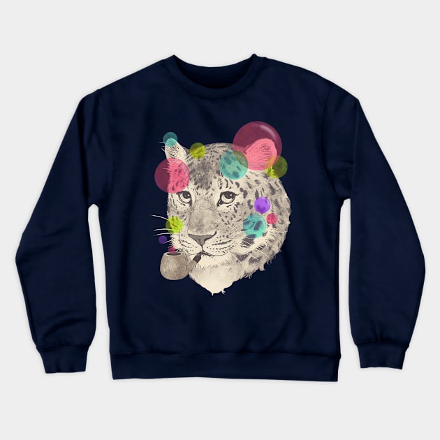 Leopard Crewneck Sweatshirt by LauraGraves